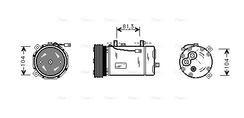 Compressor, air conditioning (FDAK267)