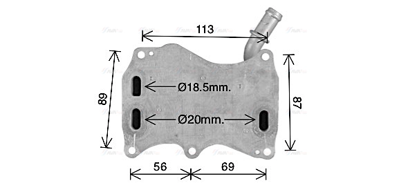 Oil Cooler, engine oil