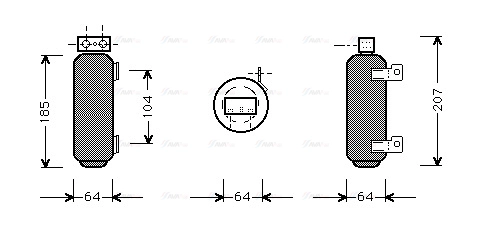 Dryer, air conditioning (OLD282)