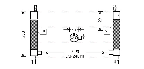 Dryer, air conditioning (VOD146)