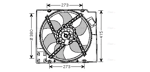 Fan, engine cooling (RT7525)