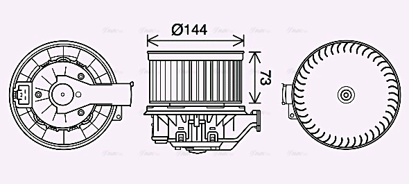 Interior Blower (FD8629)