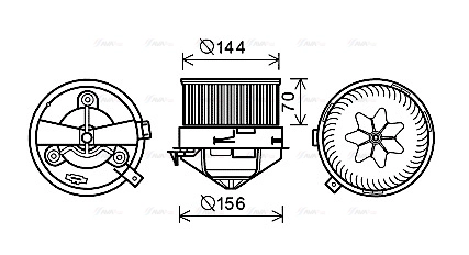 Interior Blower (AL8136)