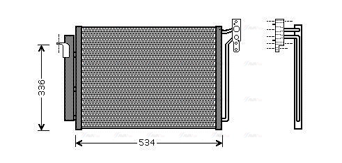 Condenser, air conditioning (BW5281D)