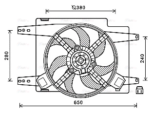 Fan, engine cooling (AL7522)