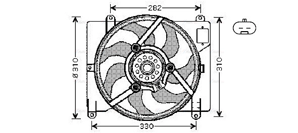 Fan, engine cooling (FT7503)
