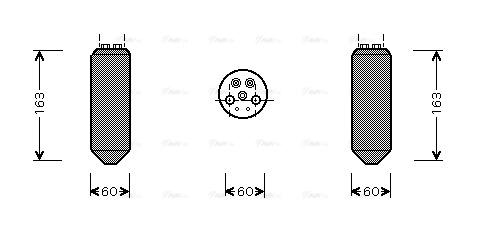 Dryer, air conditioning (MZD036)