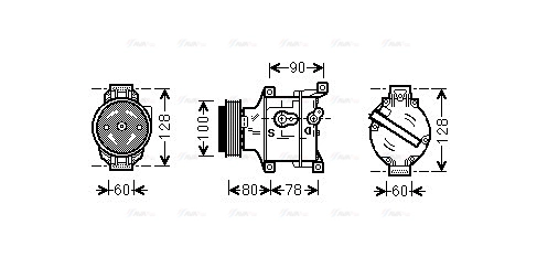 Compressor, air conditioning (FTAK103)