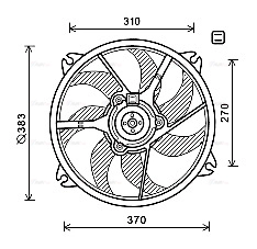 Fan, engine cooling (PE7554)