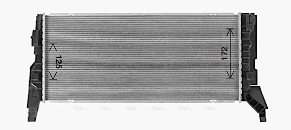 Radiator, engine cooling