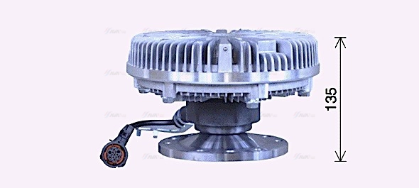 Clutch, radiator fan