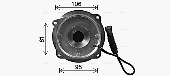 Clutch, radiator fan