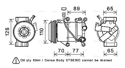 Compressor, air conditioning (TOK722)