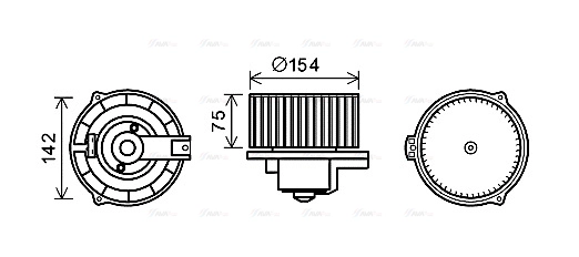 Interior Blower (MS8620)