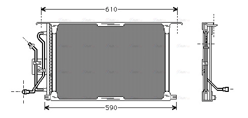 Condenser, air conditioning (FD5258)