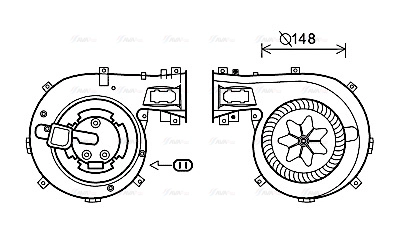 Interior Blower (OL8630)