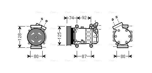 Compressor, air conditioning (RTK452)