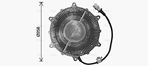 Clutch, radiator fan (MNC131)