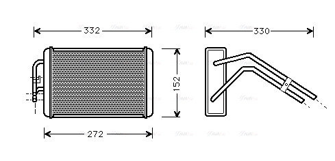 Heat Exchanger, interior heating (FD6291)