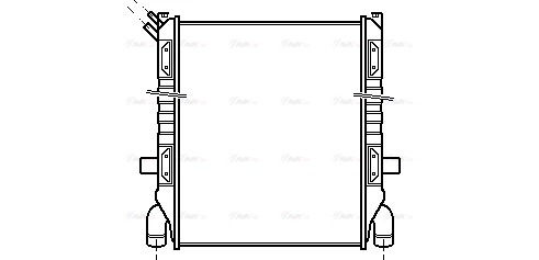 Radiator, engine cooling (SC2003)