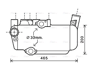 Oil Cooler, retarder (DF3053)