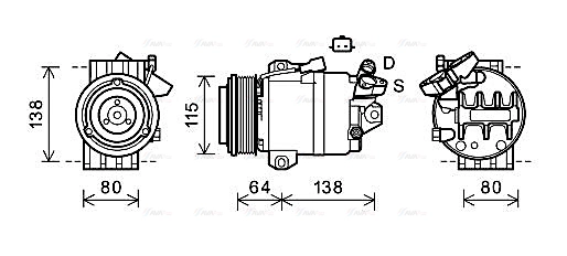 Compressor, air conditioning (RTAK565)