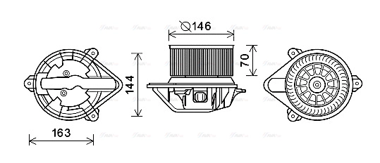 Interior Blower (RT8577)