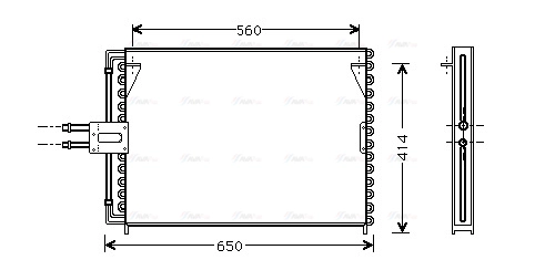 Condenser, air conditioning (RT5189)