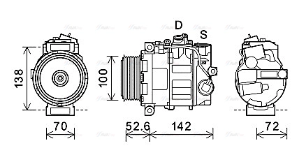 Compressor, air conditioning (MSAK639)