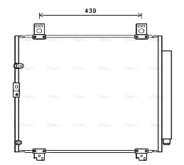 Condenser, air conditioning (TO5680D)