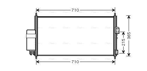 Condenser, air conditioning (DN5205D)
