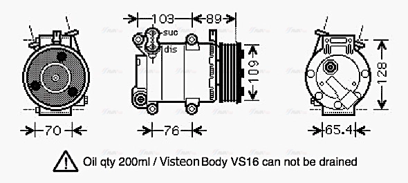 Compressor, air conditioning (FDK392)
