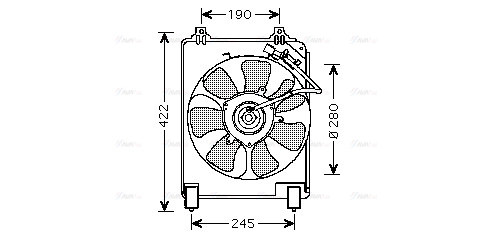 Fan, engine cooling (HD7526)