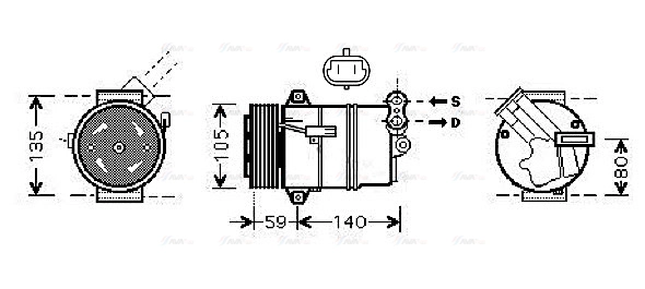 Compressor, air conditioning (OLAK437)
