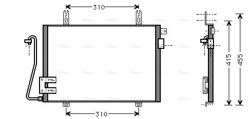 Condenser, air conditioning (RT5221)
