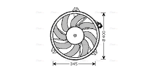 Fan, engine cooling (PE7520)