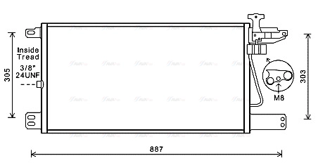 Condenser, air conditioning (SC5034)