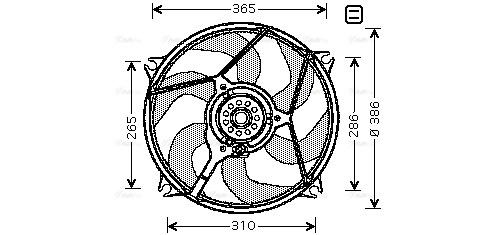 Fan, engine cooling (CN7529)