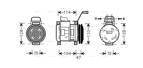Compressor, air conditioning (MEAK189)