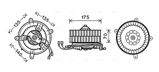Interior Blower (MS8610)