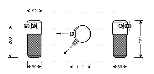 Dryer, air conditioning (FTD105)