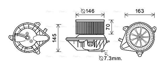 Interior Blower (CN8292)