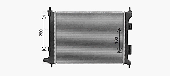 Radiator, engine cooling