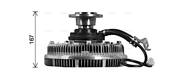 Clutch, radiator fan