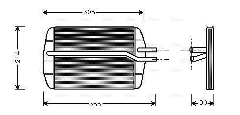 Heat Exchanger, interior heating (FD6216)