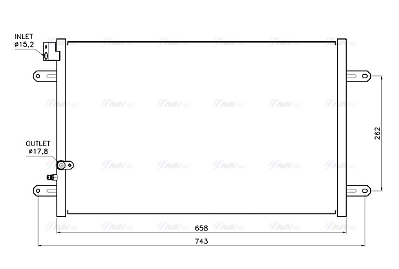 Condenser, air conditioning (AI5458)