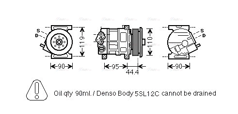 Compressor, air conditioning (FTAK394)