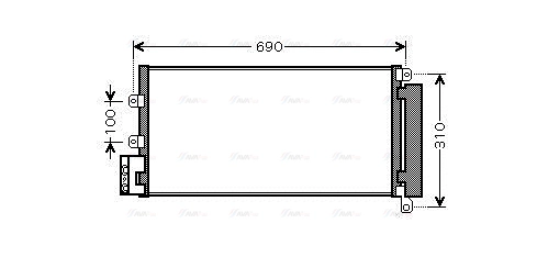 Condenser, air conditioning (FTA5356D)