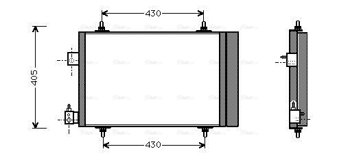 Condenser, air conditioning (PEA5193D)