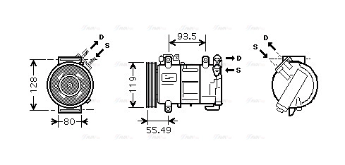 Compressor, air conditioning (PEAK315)